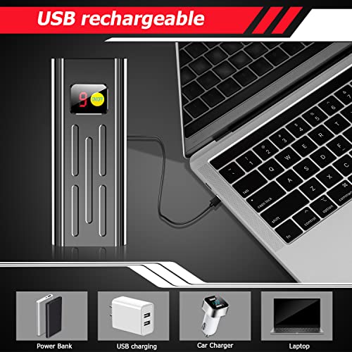 Lumière Vélo 5 LED USB Rechargeable Eclairage Avant, 5200mAh lumière de bicyclette, 6LED Eclairage arrière, Sets d'éclairage avant et arrière, Accessoires éclairage vélo (Eclairage vélo 5 LED) - Image 7
