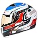 Produktbild AZCX Motorrad-Helm Scooter Motorbike Full Face, ECE-Zertifizierung,F1 Größe M L XL,A,XL(58~59cm)