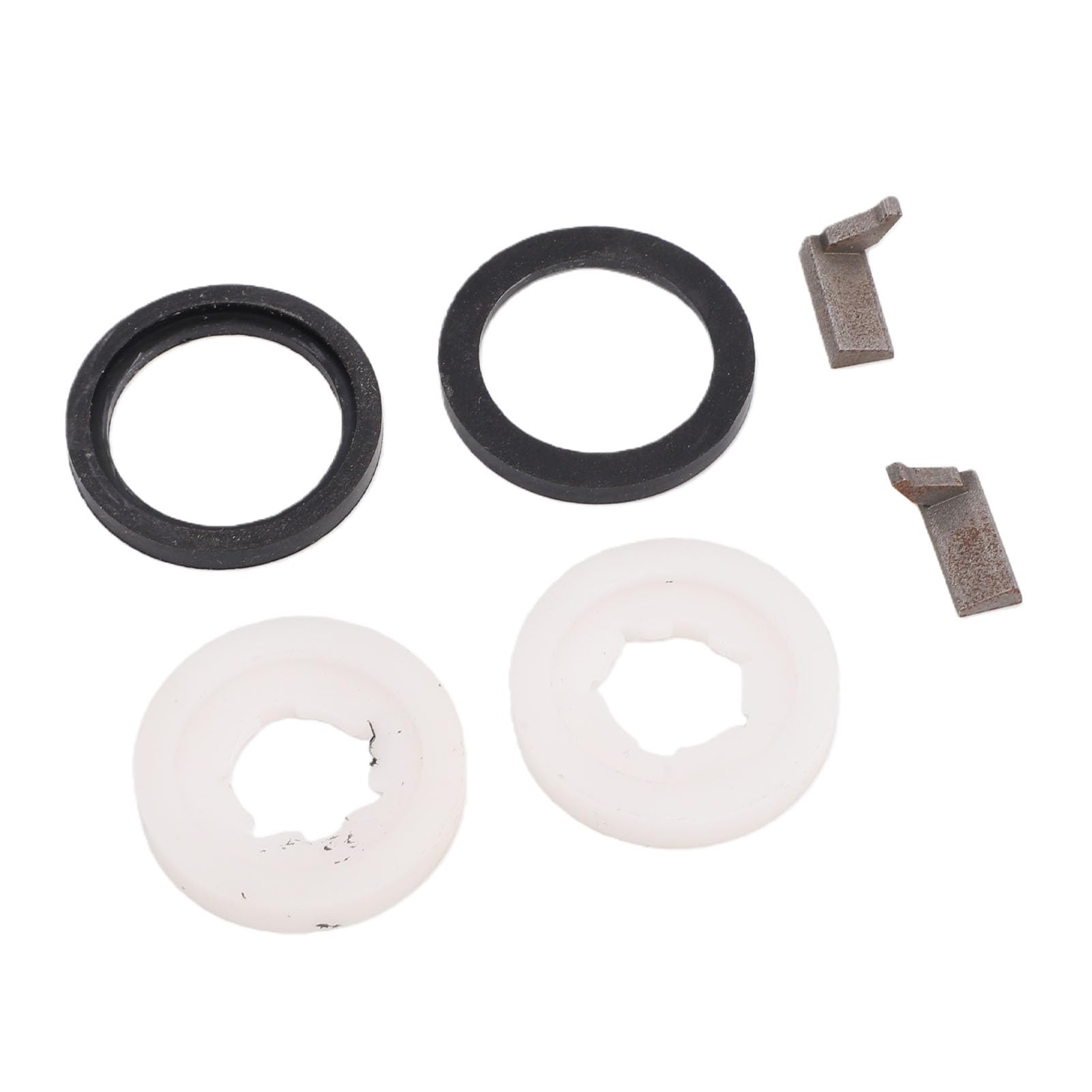 Anello di frizione Rondella frizione Kit scanalature di ricambio 65 4760 65 4710 per tosaerba a trazione posteriore Plastica Gomma Acciaio 2 dischi 2 anelli 2 scanalature chiave