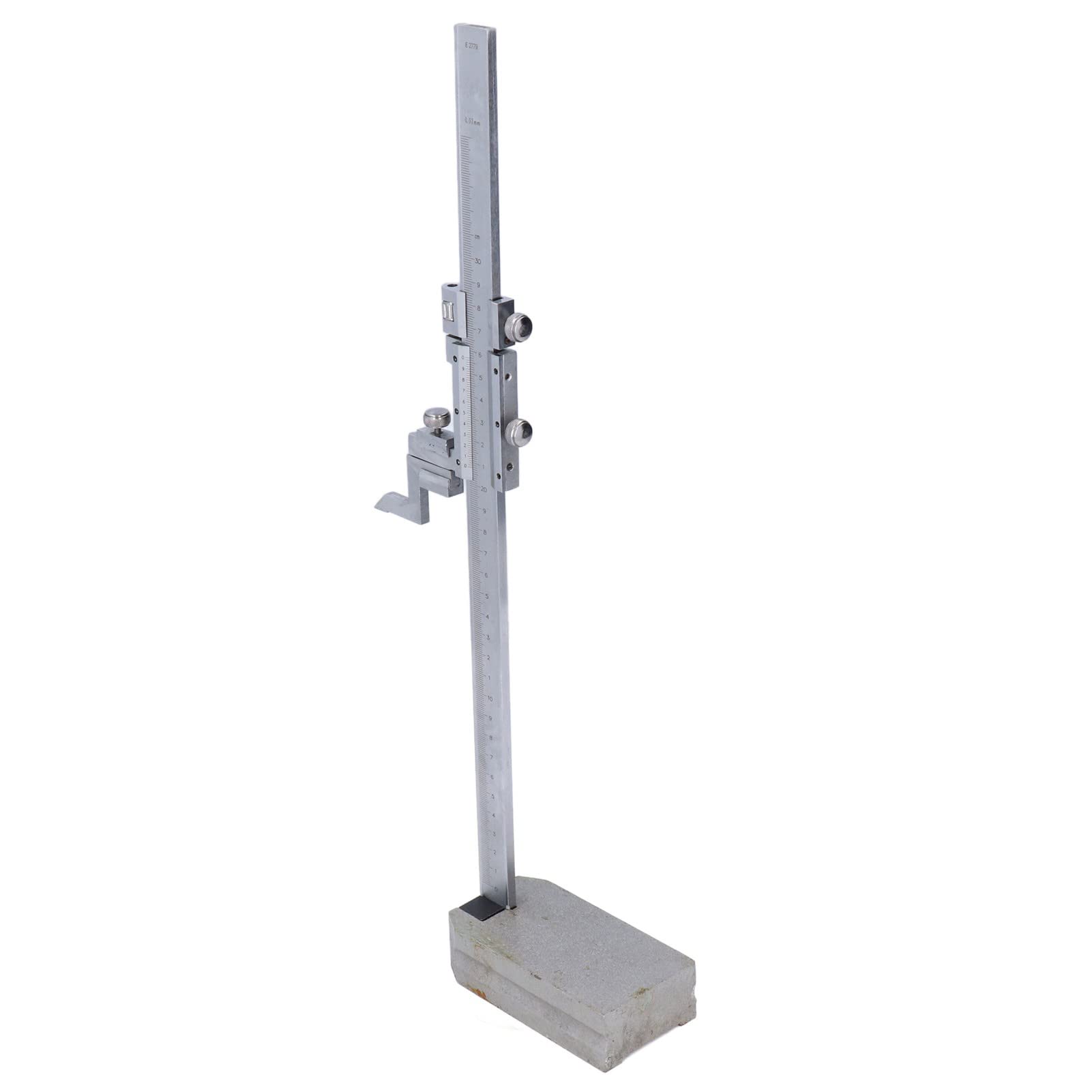 XHTLLO Stainless Steel Vernier Height Gauge, Accurate 0.02mm Accuracy 300mm Range High Carbon Steel Slider, Thumb Fine Tuning Annulus for Precision Measurement