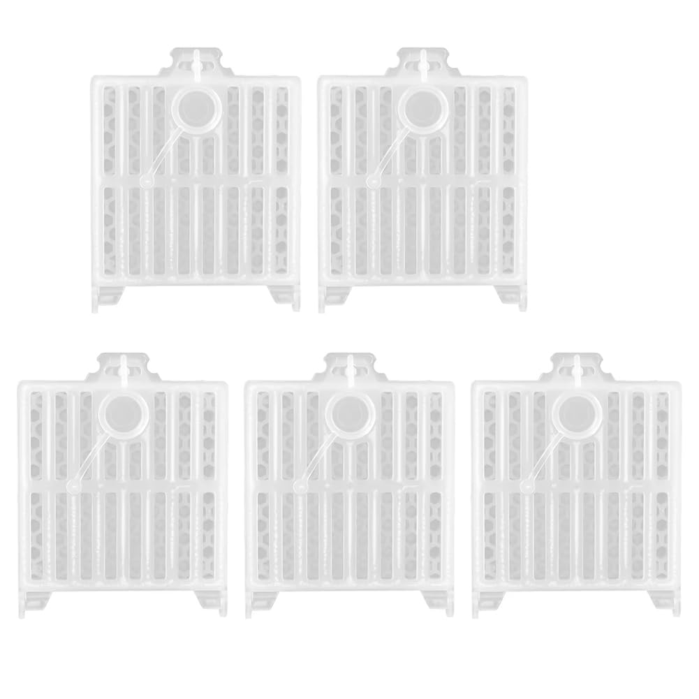 Littimoon Beekeeping Cage Bee Moving Cage Bee Catcher Cage Plastic Rearing Transport Cage Tool Beekeeping Accessory(5pcs)