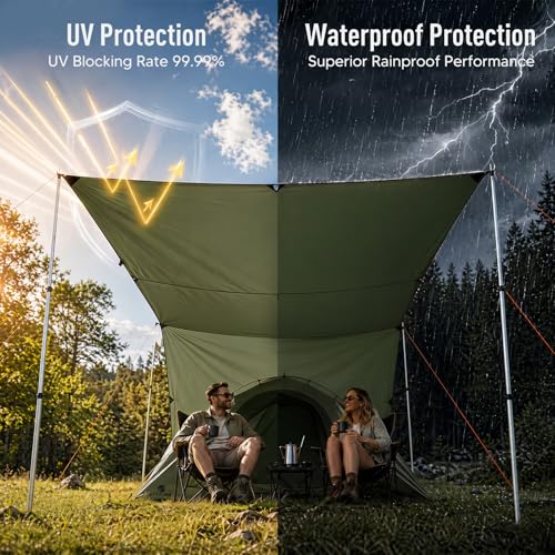 17x10FT Lightweight Camping Rain Fly