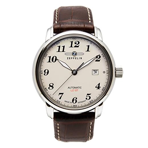 Zeppelin Reloj Analógico Automático para Hombre con Correa de Piel – AE310-1