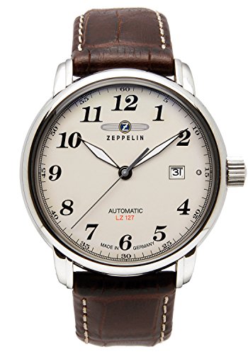 Zeppelin Count Reloj para Hombre Analógico de Automático con Brazalete de Piel de Vaca...
