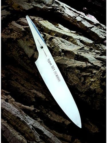 Chroma P01 Chef’s Knife Type 301 by F.A. 10″ Professional Kitchen Knife Japanese 301 Steel Blade Razor Sharp, Ergonomic Steel Handle Chopping, Mincing, Dicing, Crushing Hostess Cooking Gifts - Thumbnail 4