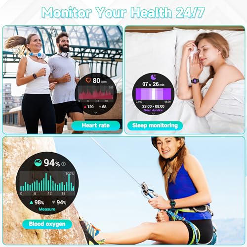 IDEALROYAL Smartwatch för män och kvinnor med 110+ sportlägen