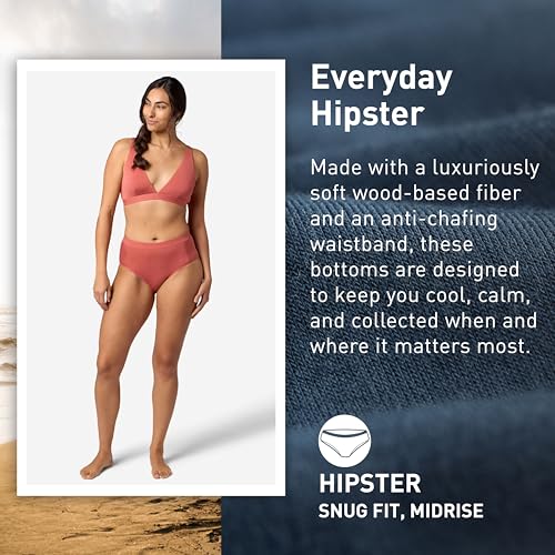 Image of ExOfficio Women's Everyday Hipster - Lightweight Knit Jersey Travel Underwear