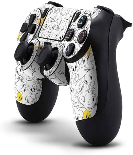 Vista 14 de Skinit Calcomanía para juegos compatible con el controlador de PS4, con licencia oficial de Looney Tunes Tweety Bird con diseño de actitud