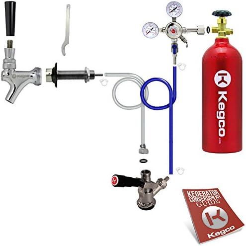 Kegco 3PSCK-5T Kegerator Kit, 1-Tap, Cromo
