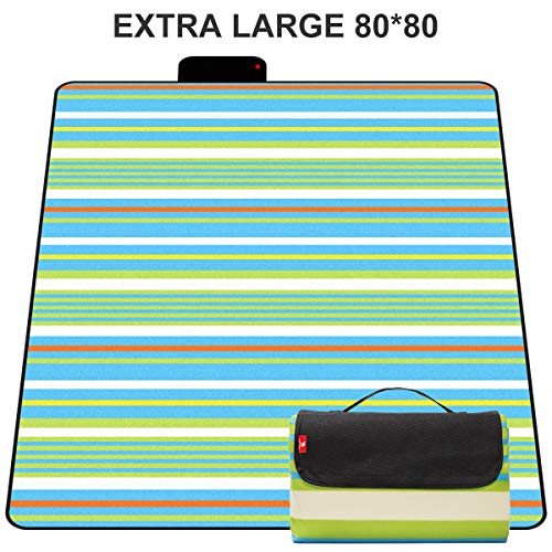 Large Plus Premium 3-Layer Most Durable Outdoor Blanket/Picnic Blanket - Waterproof with Cozy