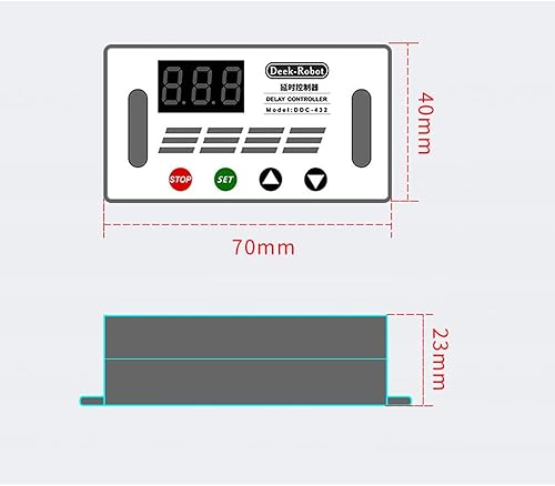 Miniatura 3 de Interruptor de relé de retardo DC 5V 12V 24V Digital LED Ciclo Temporizador Módulo de Relé EncendidoApagado Interruptor Temporizador de Retraso