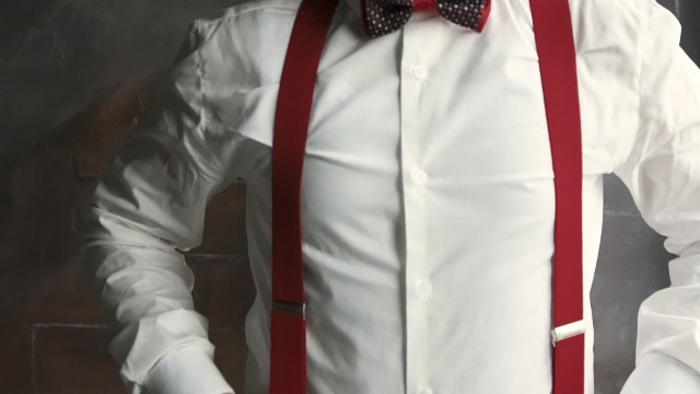 Buy Suspenders 4 Clip X Shape Extra-wide 5 Cm With Claw Clip