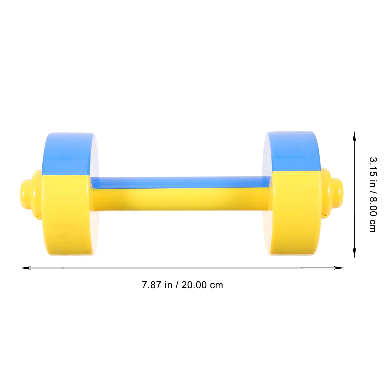 Alipis Kids Toys Kids Barbell Children Dumbbells Plastic Hand Weights Dumbbells Safe Exercise Dumbbell Toy, Weight Lifting Dumbbell Gym Exercise Barbell, 1 Pair Boys Tool Set Workout Sets