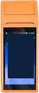 POS 58mm Bluetooth Thermal Printer Receipt Portable Terminal Handheld PDA Point (Color : Orange, Size : One Size)