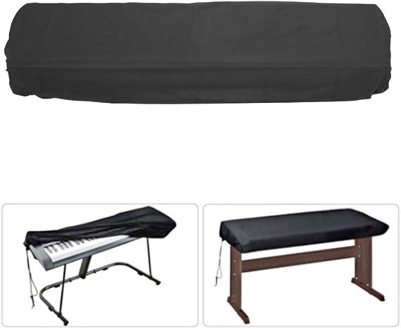 Dustproof Waterproof Dust Cover, Lightweight Digital Piano Keyboard Dust Cover, for Black 88-Keys Piano Black 61-Keys Piano(88 key black)