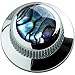 Q-Parts UFO Guitar Knob, ABALONE ON CHROME, KCU-0704