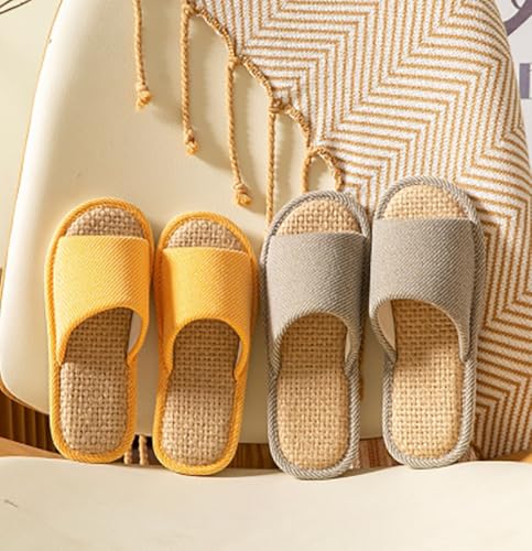 Image of AioTio Cloth Slippers - Indoor Outdoor Summer Silent Shoes for Women And Men