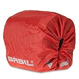 Bell Basil Sport Design Rain Cover for Double Bicycle Pannier, Red