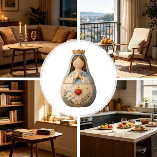 Decoración Cristiana de Escritorio para Mesita de Noche y Hogar 5