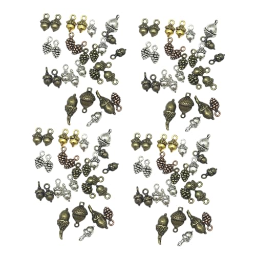 Pendentifs gland et pomme de pin rustiques Sewroro, lot de 150 pièces polyvalentes pour artisanat