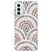 Movilshop Custodia per [ Samsung Galaxy M23 5G ] Disegno mosaico ] in silicone flessibile trasparente custodia case cover gel per smartphone.