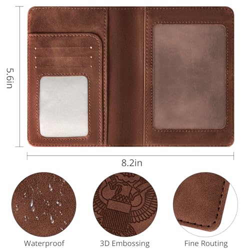 PU Leather RFID Passport Cover