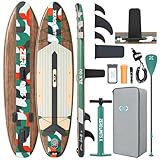 ZLX Inflatable Stand Up Paddle Board, 10'6' SUP...