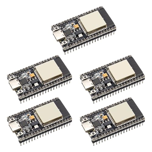 ESP-WM-32 Development Board AYWHP 5 Pcs ESP ESP-WM-32 Module with CP2012 Chip WiFi+Bluetooth Dual Core Support STA/AP/STA+AP Type-C Interface 38 PINS Soldered Version Compatible with Arduino