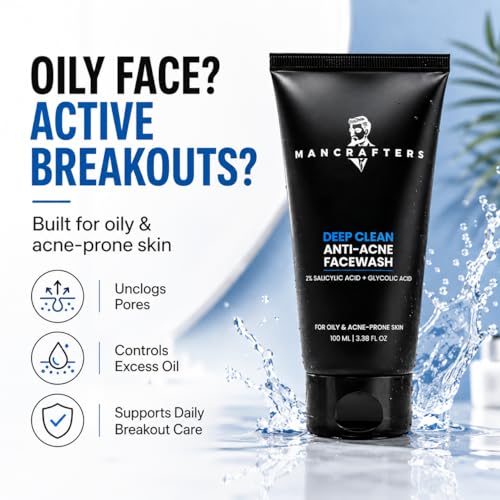 Mancrafters Deep Clean Anti-Acne Face Wash 100 ml - Image 3