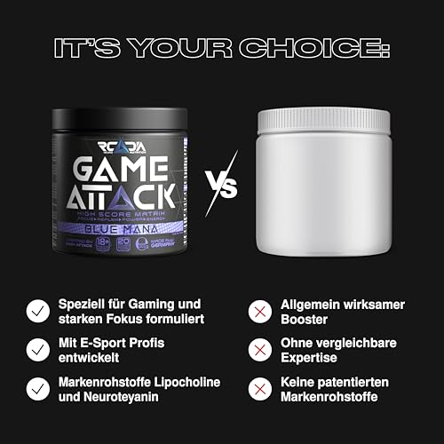 Gaming-Booster RCADIA Neuro Nutrition Game Attack 300g
