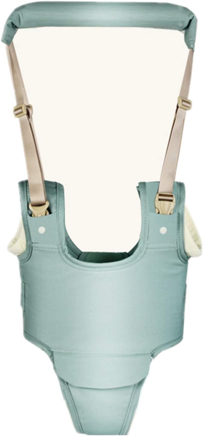 PULUSI Baby Walker Toddler Walking Assistant, Handheld Stand Up and Walking Learning Belt Kids Safety Breathable Walking Harness for Baby 6-36 Months (Cgreen)