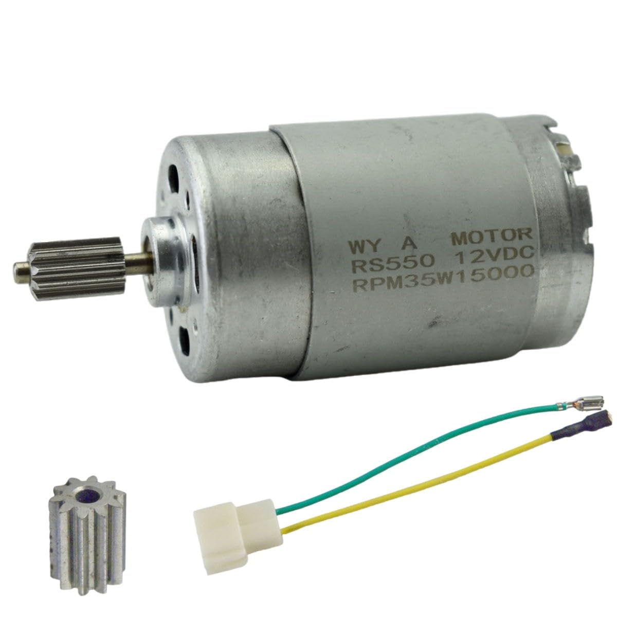 CHANCS Hobby Motor Micro DC Motor 550 12V DC 15000RPM DIY Technology Production for RC Model — image 1