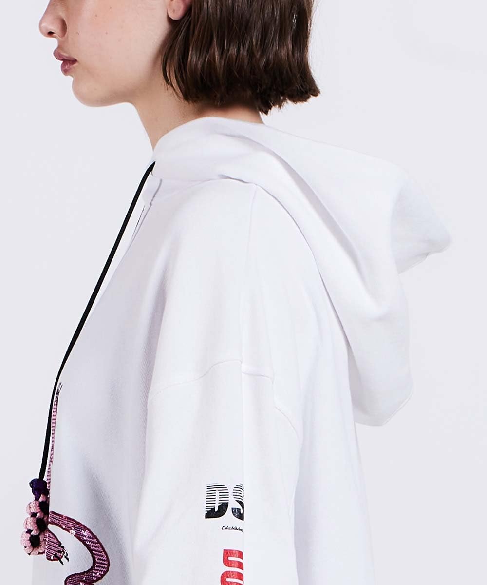 Amazon.co.jp: PINK PANTHER×DSC/ボリュームスリーブフーディー