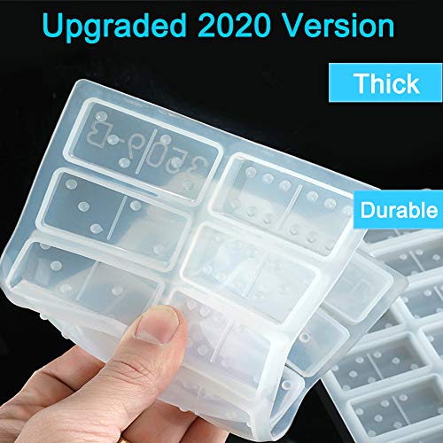 Domino Molds For Epoxy Resin Casting, Epoxy Resin Mold For Silicone Domino Game, Diy Silicone Mold For Personalized Domino,Handmade Gift #TOP1