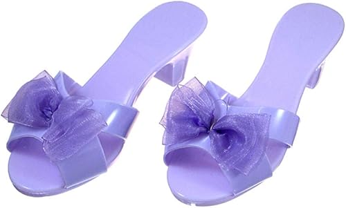 Miniatura 4 de Expressions - Juego de 6 zapatos de vestir para niñas pequeñas con tacones en bolsa de transporte, se adapta a zapatos de niños pequeños de 7 a 10,