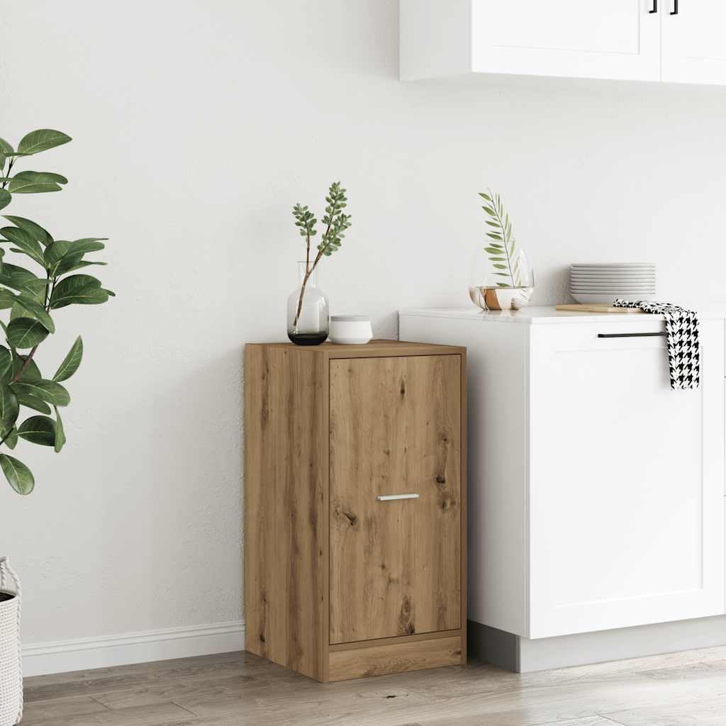 Armoire à pharmacie - Chêne artisanal - 40 x 41 x 77,5 cm - Matériau du bois - Armoire coulissante pour cuisine, bureau, salon - Espace de rangement polyvalent - Durable