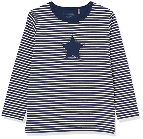 Preisvergleich Produktbild bellybutton Baby-Mädchen Langarmshirt T-Shirt, Black iris / Blue, 92