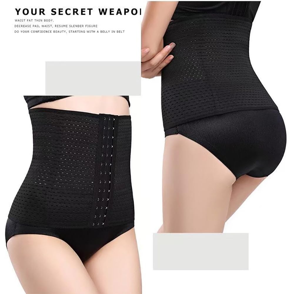 Lot de 2 Gaine Amincissante Ventre Respirant Waist Trainer Corset Gaine Ventre Plat pour Hommes et Femmes Modélisation Contenant