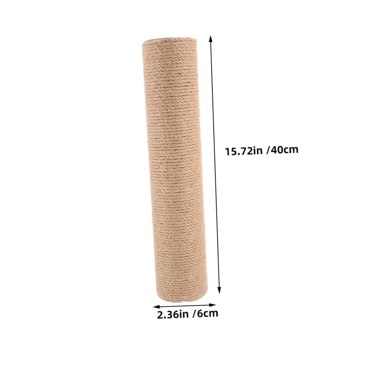 Abaodam Cat Scratch Post Replacement 2pcs Sisal Scratch Pole DIY Cat Tree Accessory Sturdy