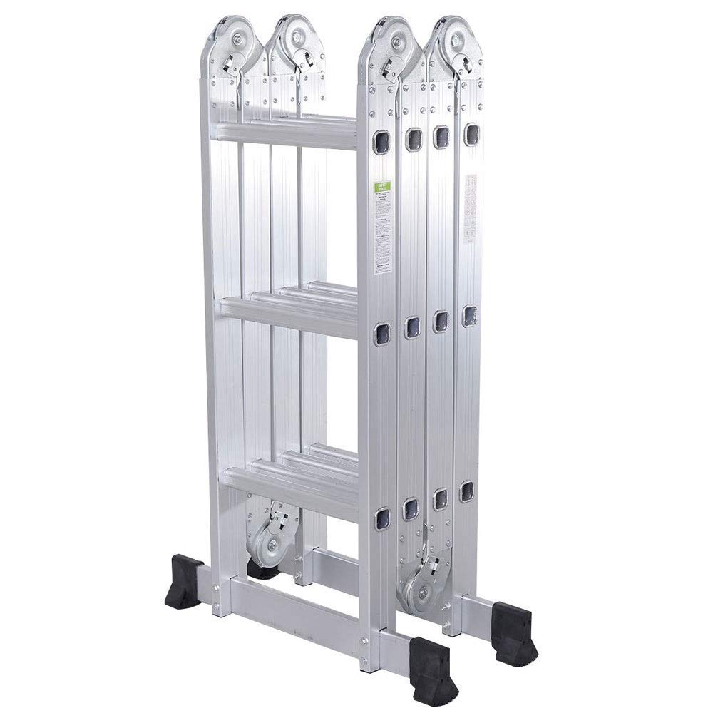Échelle d'échafaudage légère et pliable en aluminium de 2,5 m