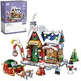🎅El conjunto de construcción creativa Casa de invierno de Navidad es de tamaño mini, aproximadamente un 25 % más pequeño que los ladrillos estándar. TENGA EN CUENTA que eran MINI BLOQUES que NO son compatibles con LEGO.