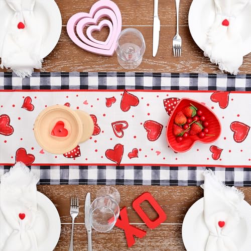 Geeory GT138-72 Valentine'S Day Table Runner 13 X 72 Inch thumb #3