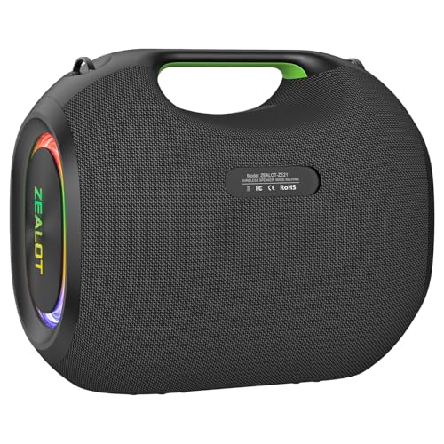 Image of 250W RMS /300W(Peak) Bluetooth Speaker, Portable Wireless Speaker with Loud Sound and Deep Bass, Multi-device Pairing, IPX6 Waterproof, 5.3 BT, 40H Long Playtime for Party, Outdoor, Home (Black)