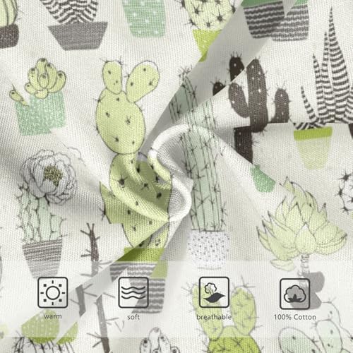 Boys' Exclusive Briefs Toddler Underwear 95% Combed Cotton Boxerbriefs 2T Cactus Pattern 403