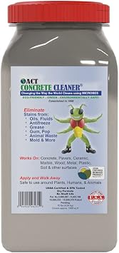 ACT Concrete Cleaner Eco Friendly 10lb. Covers 1000sqft.