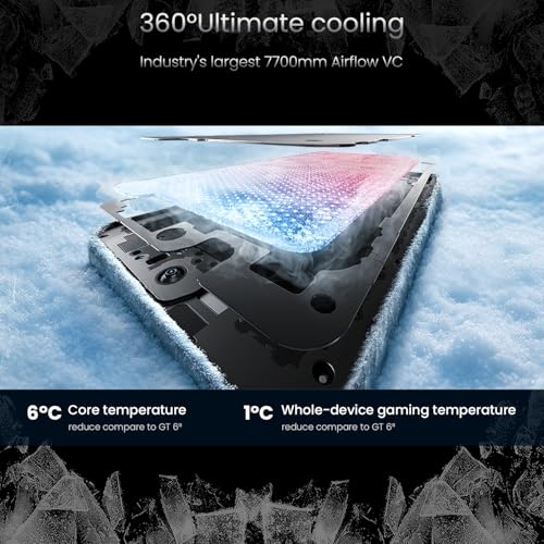 Image of realme GT 7 5G Smartphone 12+256GB Black, 6.78 inch Screen, 120HZ Curved Vision Display, 7000mAh Battery, 120W Ultra Charge, 140MP AI Cameras, Dimensity 9400e Flagship chip, IP69