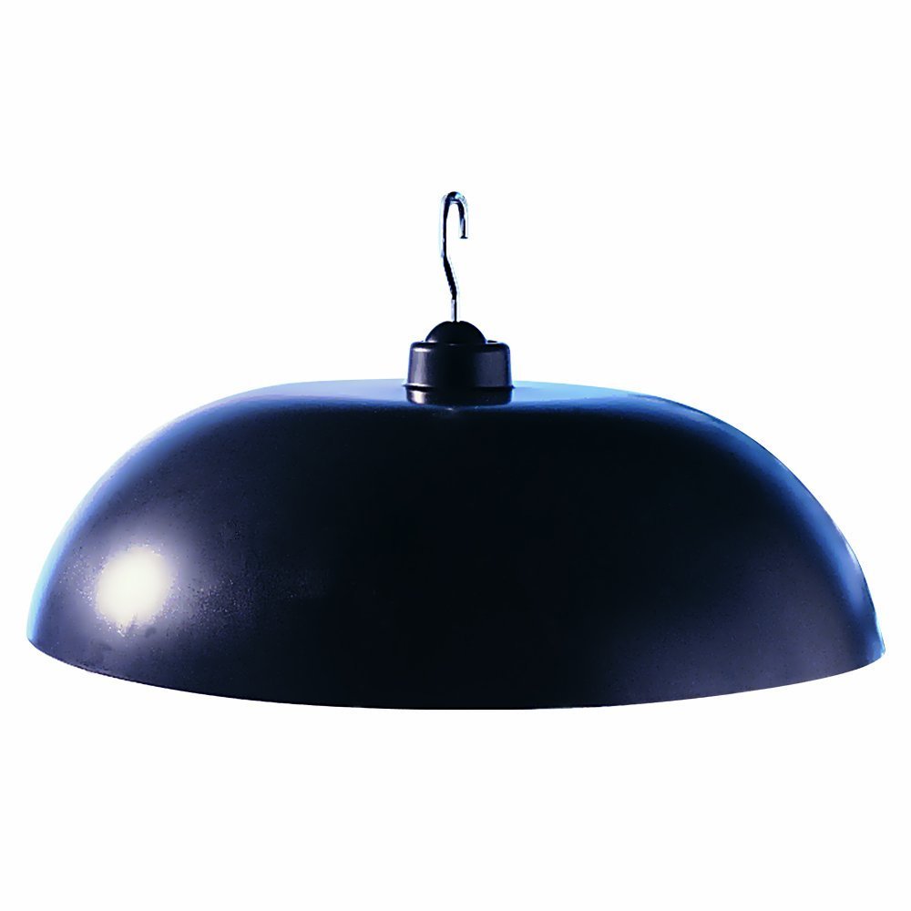 North States Two-Way Squirrel Baffle: Protects Bird Feeders, Hang or Pole Mount (pole sold separately). Adjustable to Fit Poles .5" to 1.25". Large Resin Baffle (15.75 diameter, Gray)