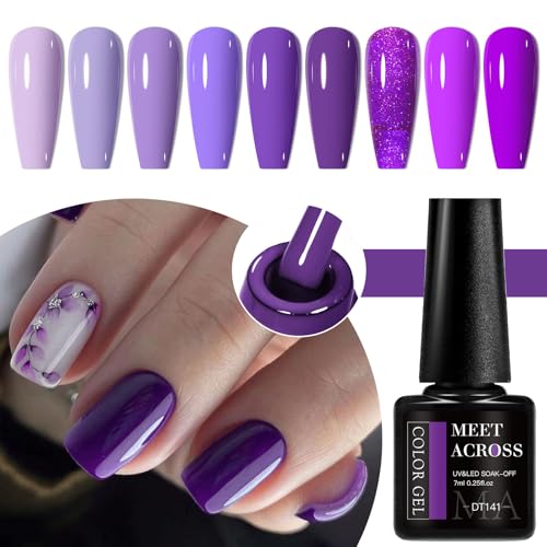 Set de Esmaltes de Gel 12 piezas MEET ACROSS miniatura 4