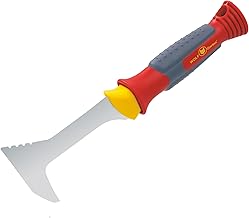 WOLF-Garten Premium Fugenkratzer KF-2K (Einhand-Fugenkratzer zum Entfernen von Moos & Unkraut in Plattenfugen, Mauerecken, rutschfester Handgriff mit Softeinlage) 2729000