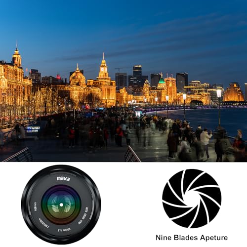 Image of Meike 50mm F1.8 Full Frame AF STM Lens Standard Aperture Auto Focus Fixed Prime Portrait Lenses for Panasonic Lumix Leica L-Mount Mirrorless Camera S1 S1R S1H S5